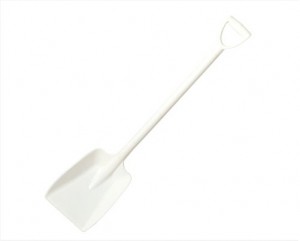 Plastic Shovel - White