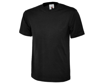 Uneek Classic Black Tshirt