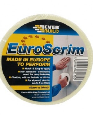 Sika Everbuild Self Adhesive Euro Scrim Tape 48mm x 90mtr