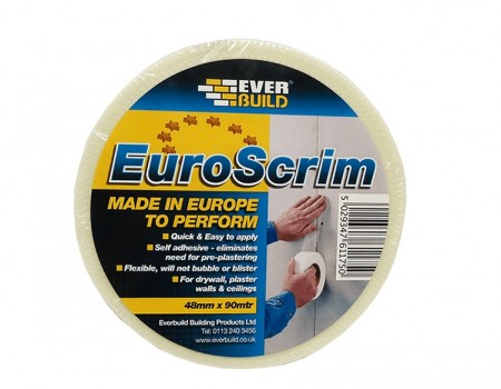 Sika Everbuild Self Adhesive Euro Scrim Tape 48mm x 90mtr