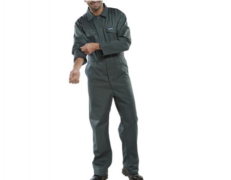 Studded P/C Boilersuit-Spruce Green