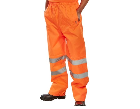 Orange Class 1 Hi Vis Overtrouser