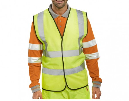 Hi Vis Yellow Vest