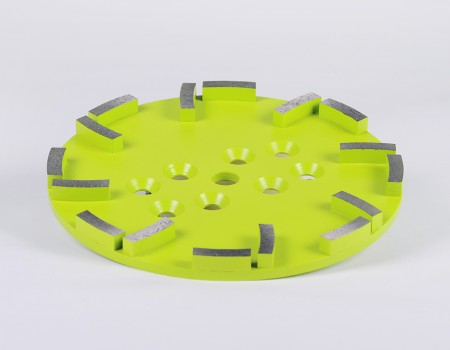 16 Segment Diamond Grinding Plate-250mm Medium Bond