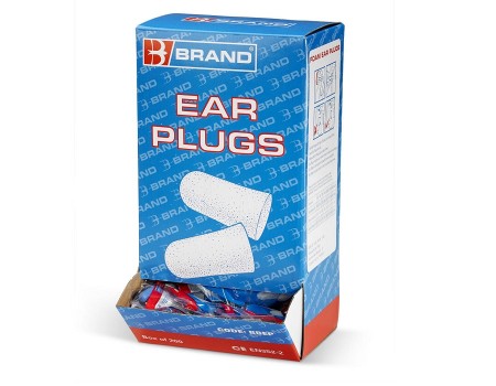 B-Brand Single-Pair Packed Ear Plugs - Box 200