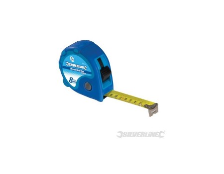 Silverline Tape Measure 8m x 25mm