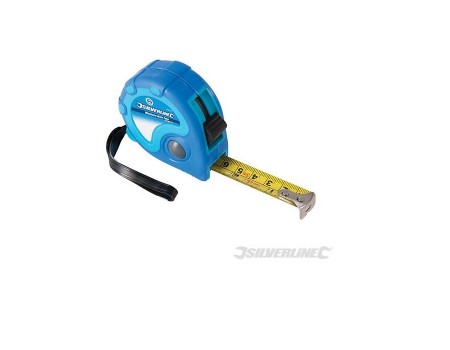 Silverline Tape Measure-5m x 19mm