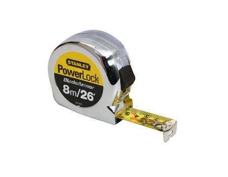 Stanley Powerlock Tape Measure 8m x 25mm