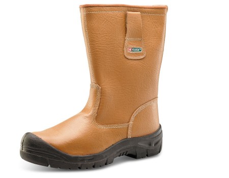 Click Scuff Cap Rigger Boot - Tan