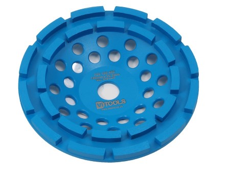 VI Tools 178mm Double Rim Diamond Grinding Wheel