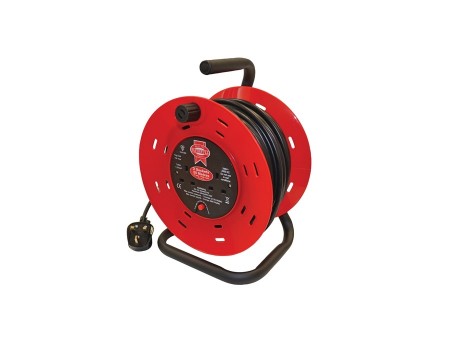 240 Volt 13Amp Cable Reel - 25 Metre