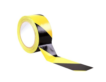 Floor Marking Tape - Black and Yellow