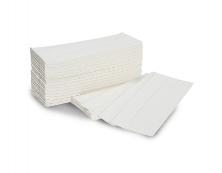 White C-Fold Paper Towels - 2400 Per Case