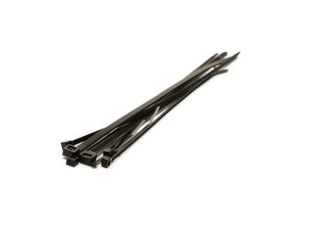 9mm x 610mm  Cable Ties Black (Pack 100)