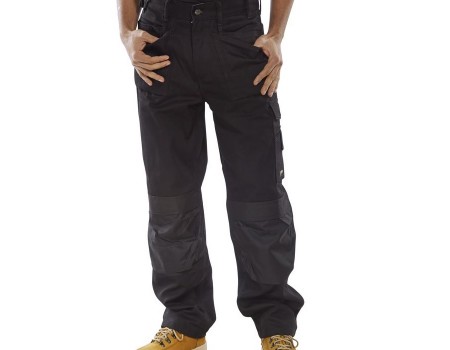 Click Premium Black Multi Pocket Trouser