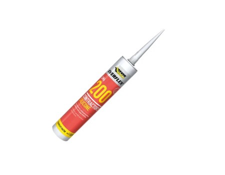 Sika Everbuild Contractors White Silicone - 295ml