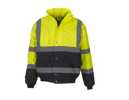 Yoko Hi Vis 2 Tone Bomber - Yellow & Navy