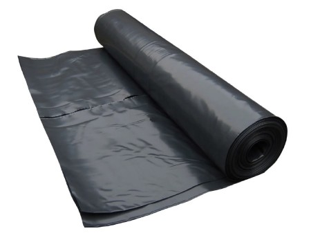Black Visqueen Heavy Duty Sheeting-4mtr x 25mtr-250mu/1000g