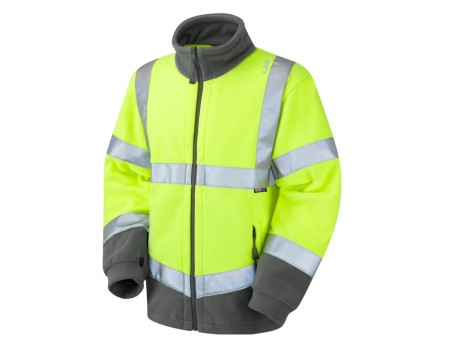 Leo Hartland Hi Vis Yellow Fleece