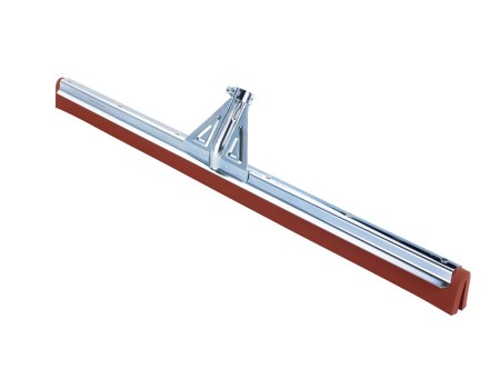 750mm Heavy Duty Chrome Squeegee Red Neoprene (Oil Resistant)