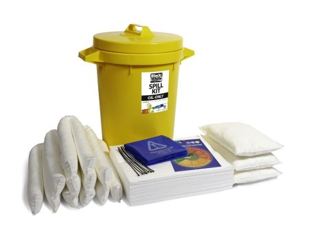 80 Litre Static Bin Spill Kit (94Ltr Bin) - Oil