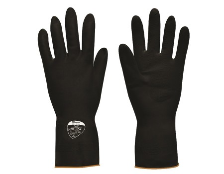 Polyco Jet Black Heavy Duty Chemical Resistant Gloves
