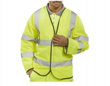 Yellow Hi Vis Long Sleeve Jerkin