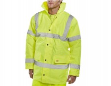 Hi Vis Yellow Coat