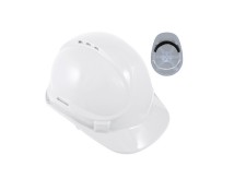 6 Point Safety Helmet - White