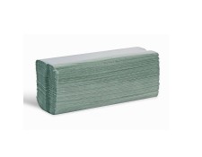 Green C-Fold Paper Towels - 2688 Per Case