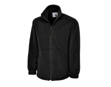 Uneek Classic Full Zip Black Micro Fleece