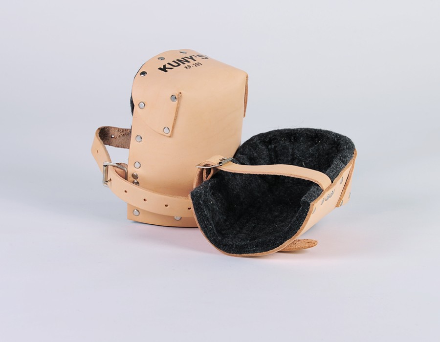 KP-299 Heavy-Duty Leather Thick Felt Knee Pads Kuny's 