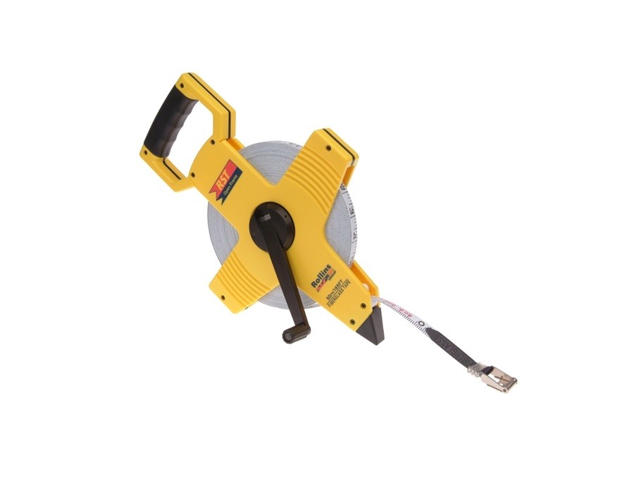 VI Distribution RST Fibreglass Open Frame Tape Measure 50m