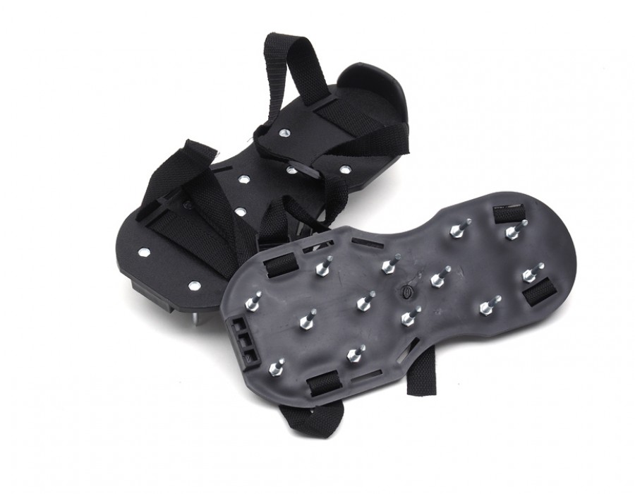 Spiked slip outlet on shoes