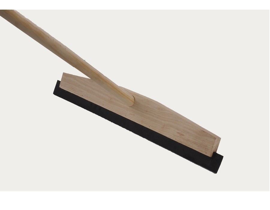 VI Distribution 24"/600mm Wooden Head Rubber Blade Squeegee with Stale