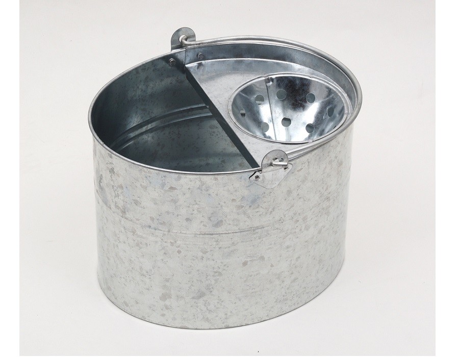 Galvanized Steel Metal Mop Bucket, For Cleaning At Rs 30 In Moradabad - Foto 8
