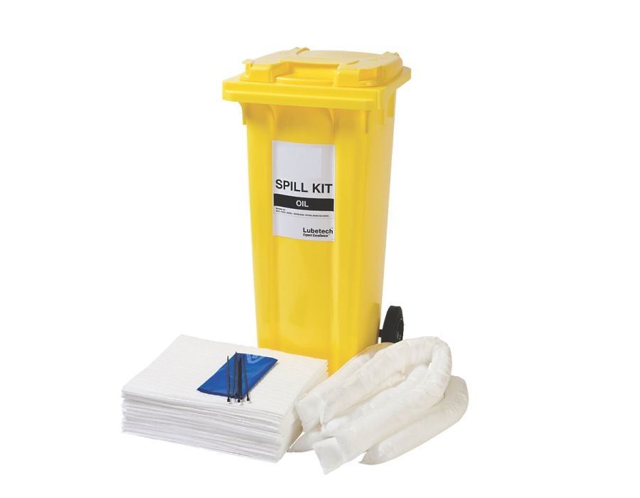 VI Distribution 120 Ltr Wheeled Bin Spill Kit