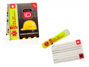 Emergency Safety Helmet ID Tag