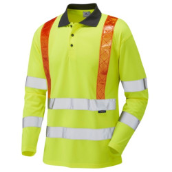 Hi Vis  Leo Bickleton Motorway L/S Polo