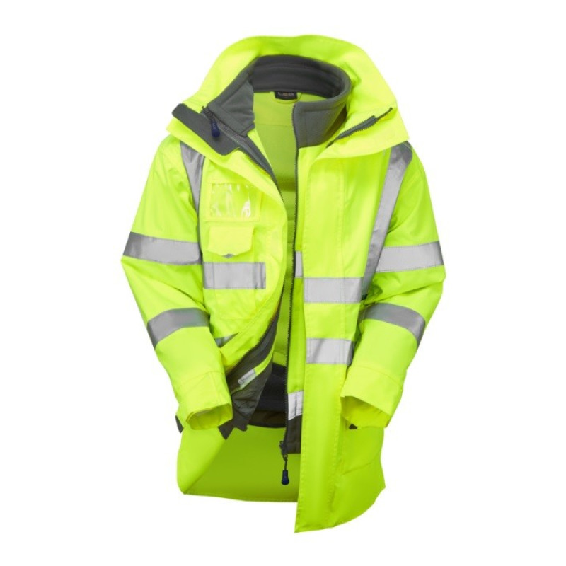 Leo Hi Vis 3 in 1 Clovelly Coat (with fleece) Leo Hi Vis 3 in 1 Clovelly Coat (with fleece)