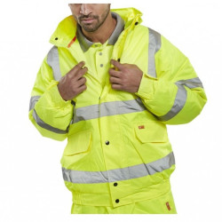 Hi Vis Bomber Jacket