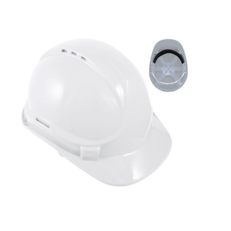 6 Point Safety Helmet - White 6 Point Safety Helmet - White