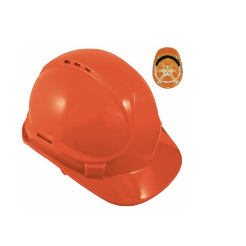 6 Point Safety Helmet - Orange 6 Point Safety Helmet - Orange