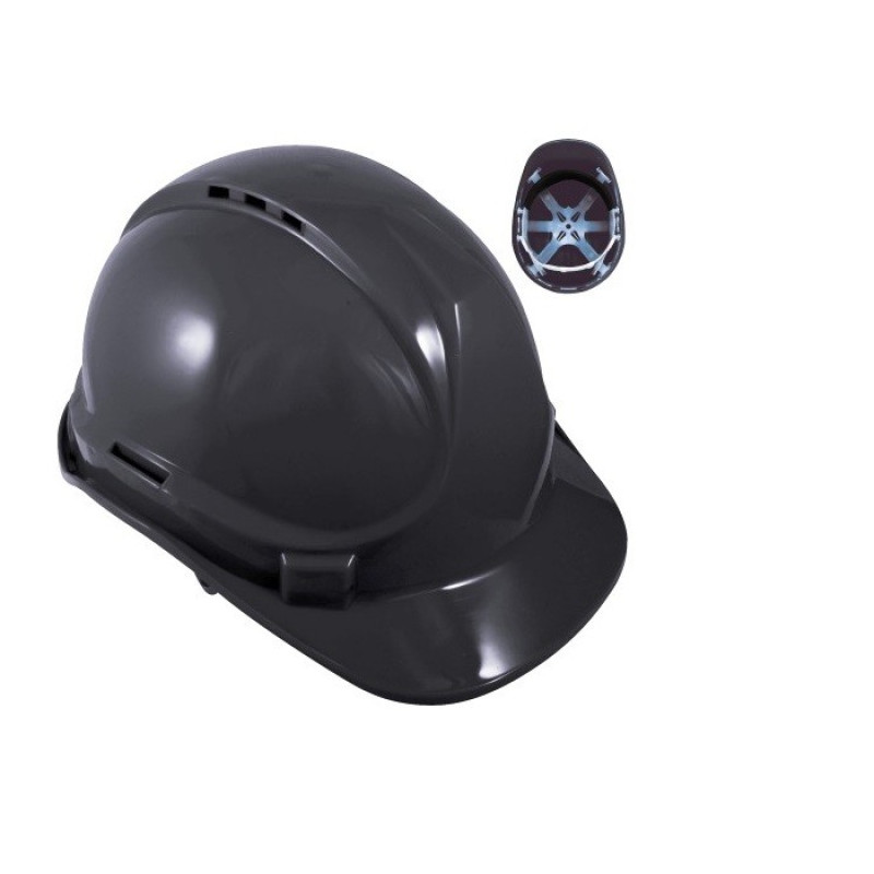 6 Point Safety Helmet - Black 6 Point Safety Helmet - Black