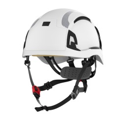 JSP EVO® ALTA™ Dualswitch™ Vented Safety Helmet with Wheel Ratchet -White 