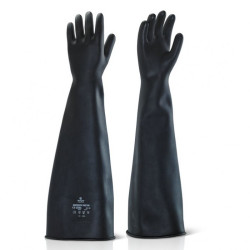 Industrial Latex Heavy Weight 24" Gauntlet Black
