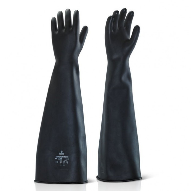 Industrial Latex Heavy Weight 24" Gauntlet Black