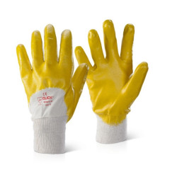 Nitrile Knitted Wrist Palm Coated