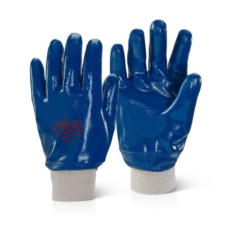 Nitrile Fully Coated Knitted Wrist Glove Nitrile Fully Coated Knitted Wrist Glove