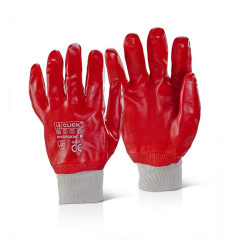 PVC Coated Knitted Wrist Glove